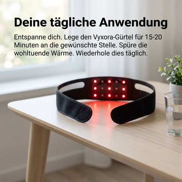 Rotlicht Therapie Gürtel
